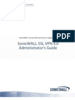 SonicWALL SSLVPN 4.0 Administrators Guide