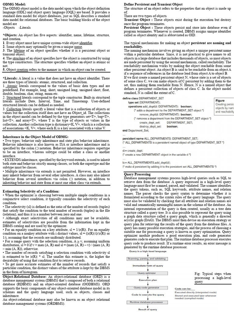 Advance Database System | PDF | Databases | Information Retrieval