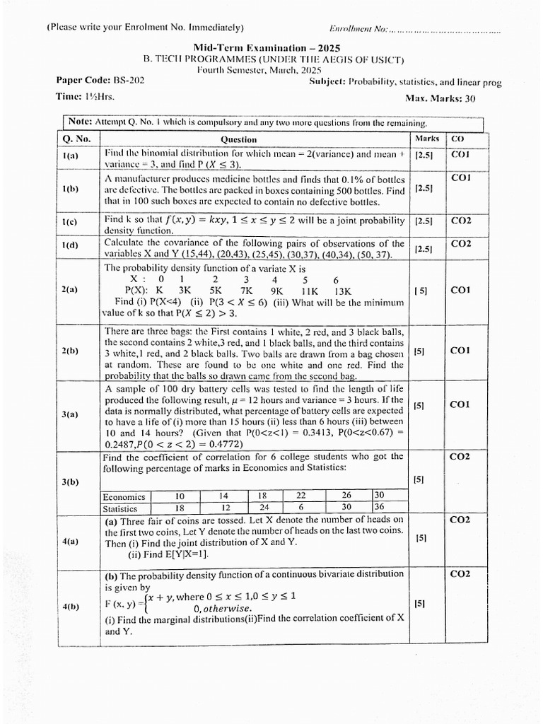 PSLP Midterm 2025 | PDF