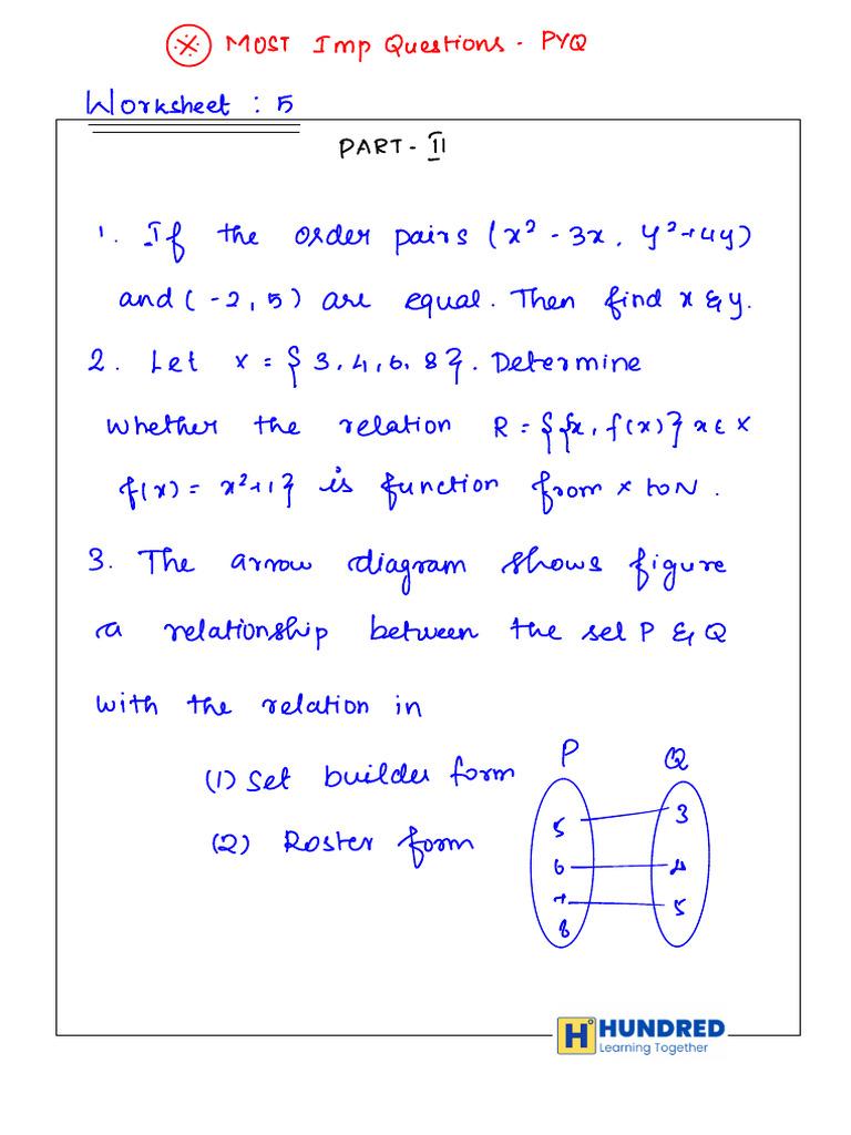 Worksheet 5 | PDF