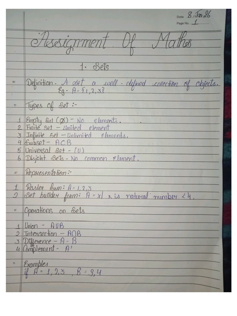 Math Assignment | PDF