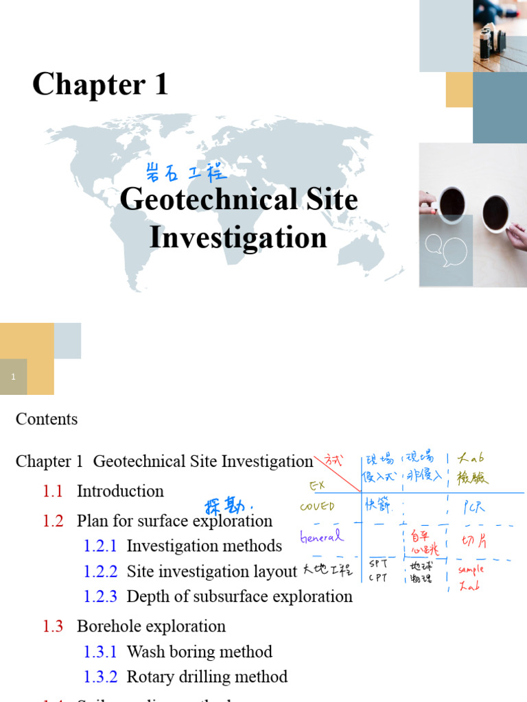 CH1-Geotechnical Site Investigation | PDF | Geotechnical Engineering ...