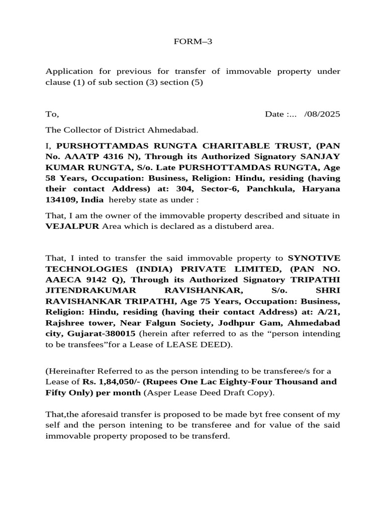 A 701 702 703 Mondeal Square Ashant Form | PDF | Justice | Crime & Violence