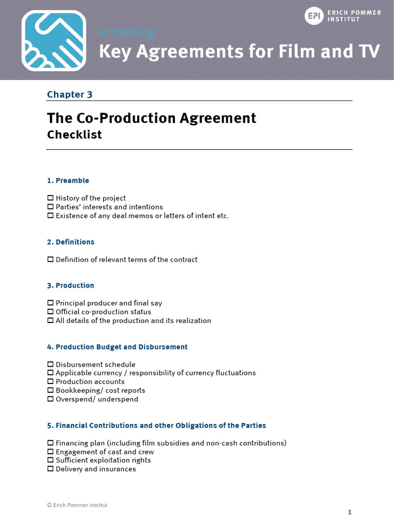 Checklist Chapter 3 | PDF