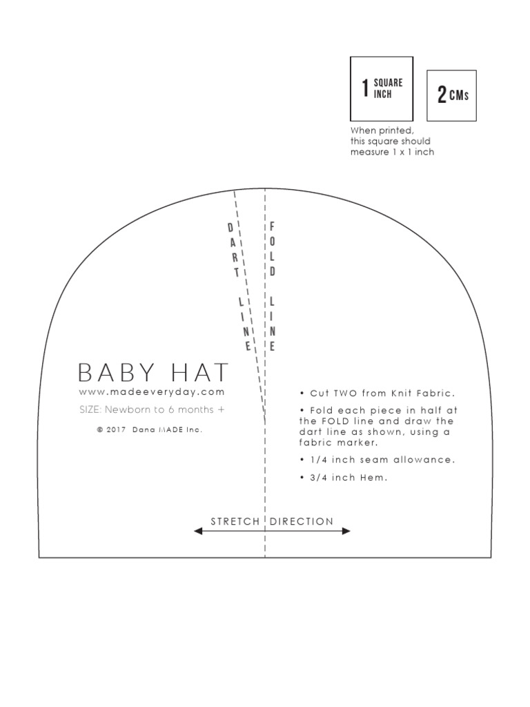 Baby Hat Pattern | PDF