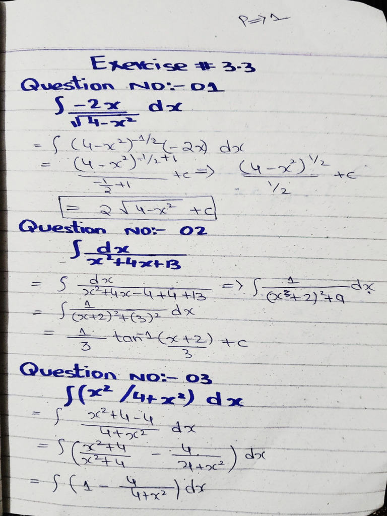 Exercise 3.3 | PDF