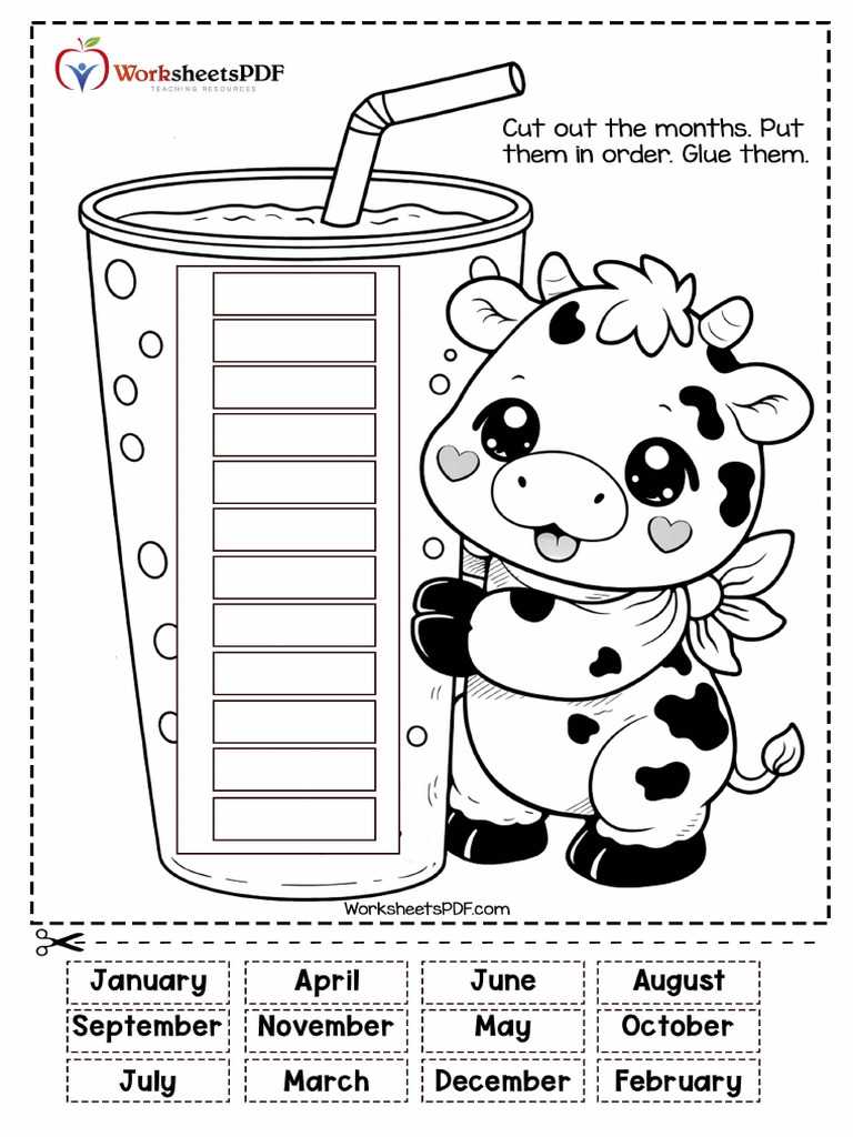 Put The Months in Order Compressed | PDF