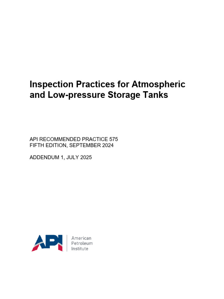 Api 575 Inspection Practices (2024) | PDF