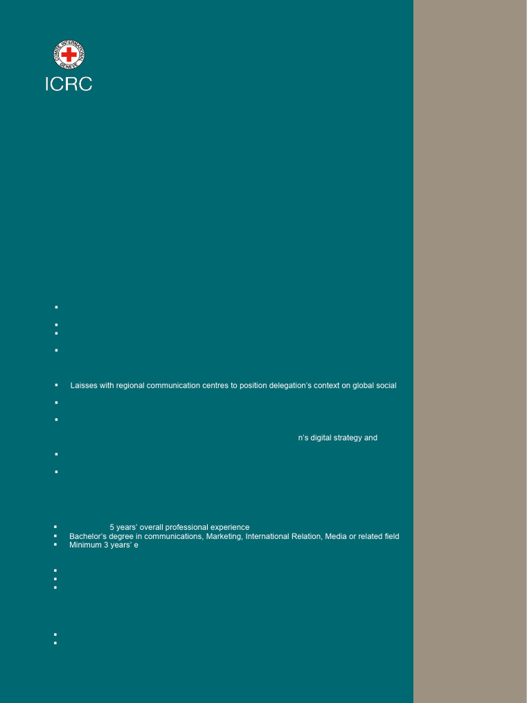 YAN Digital Officer | PDF | International Committee Of The Red Cross ...