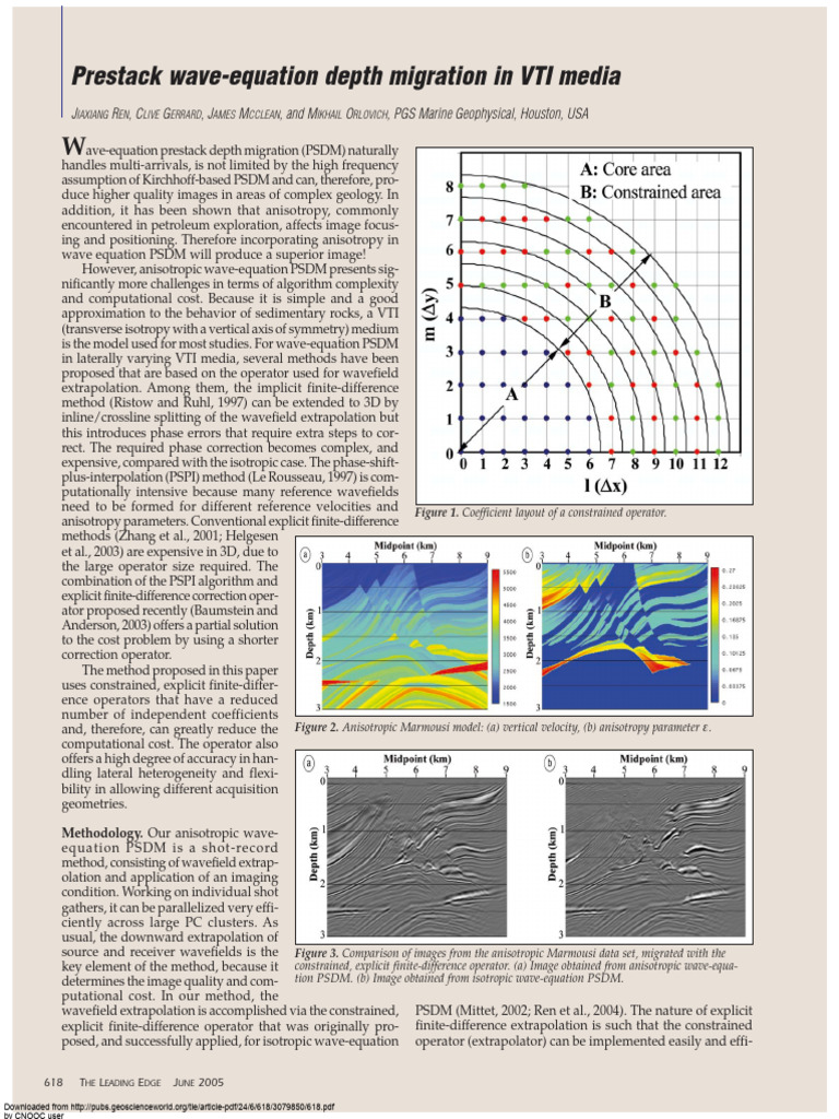 Prestack Wave-Equation Depth Migration in VTI Media | PDF | Anisotropy ...