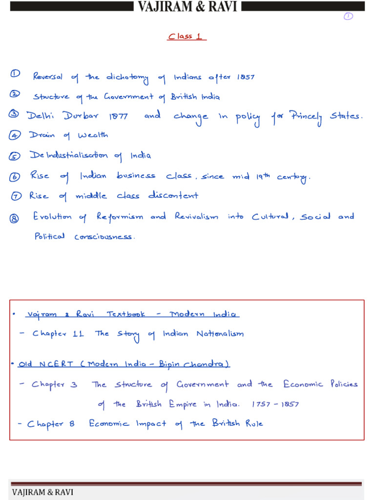 Modern History Handwritten Notes Download | PDF | Bengal | Government ...