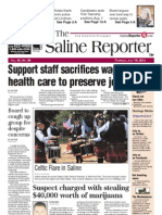 The Saline Reporter Front Page