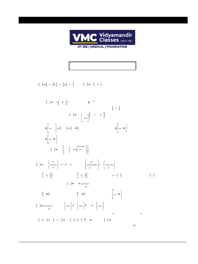 Mathematics 鈥 Final Step-B 鈥 VMC | PDF | Function (Mathematics ...