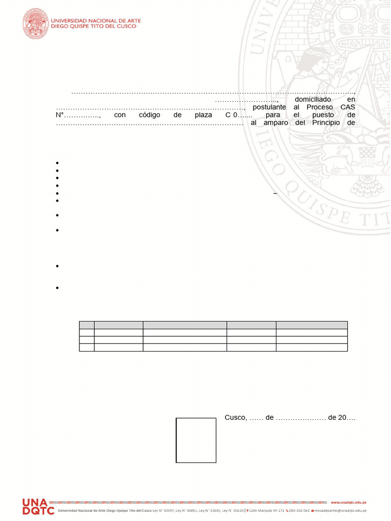 Formato 03 | PDF | Parentesco | Gobierno