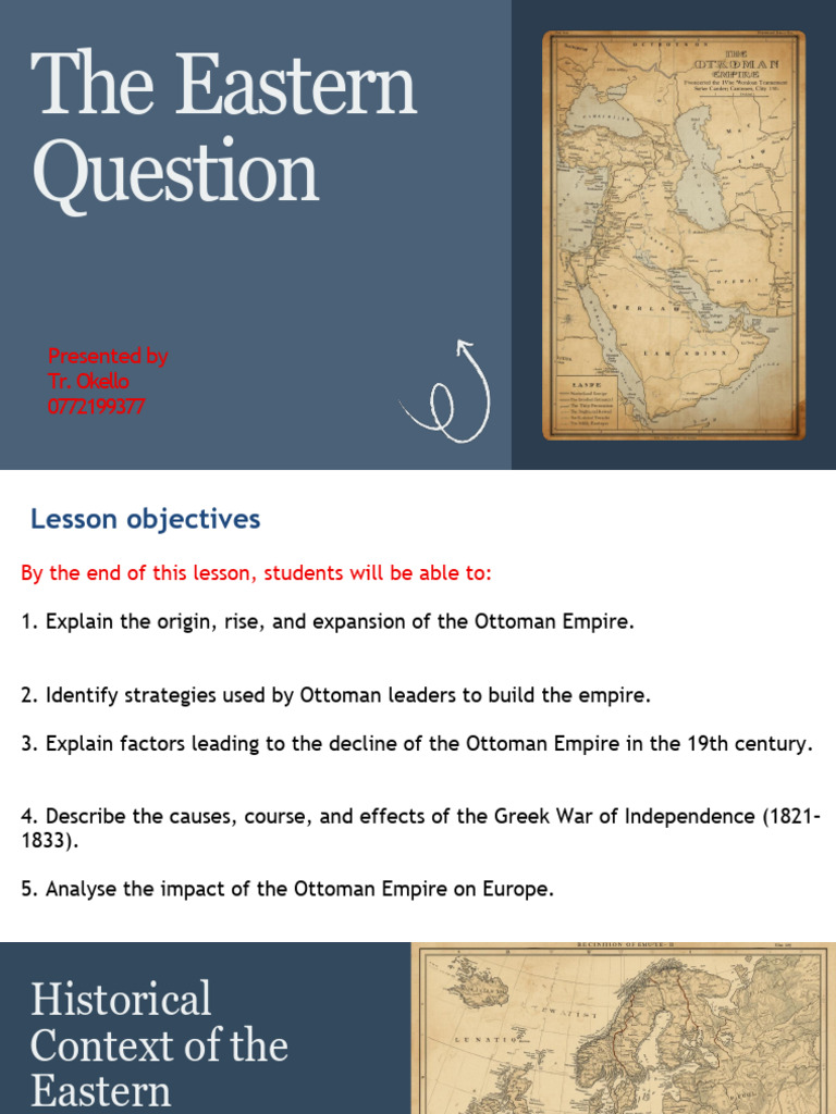 Eastern Question Presentation | PDF | Ottoman Empire | Balkans
