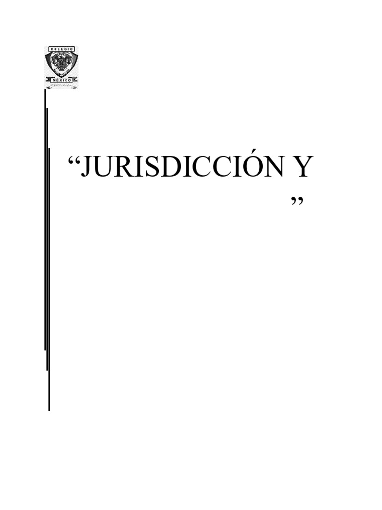 Jurisdicción y Competencia | PDF | Jurisdicción | Judicaturas