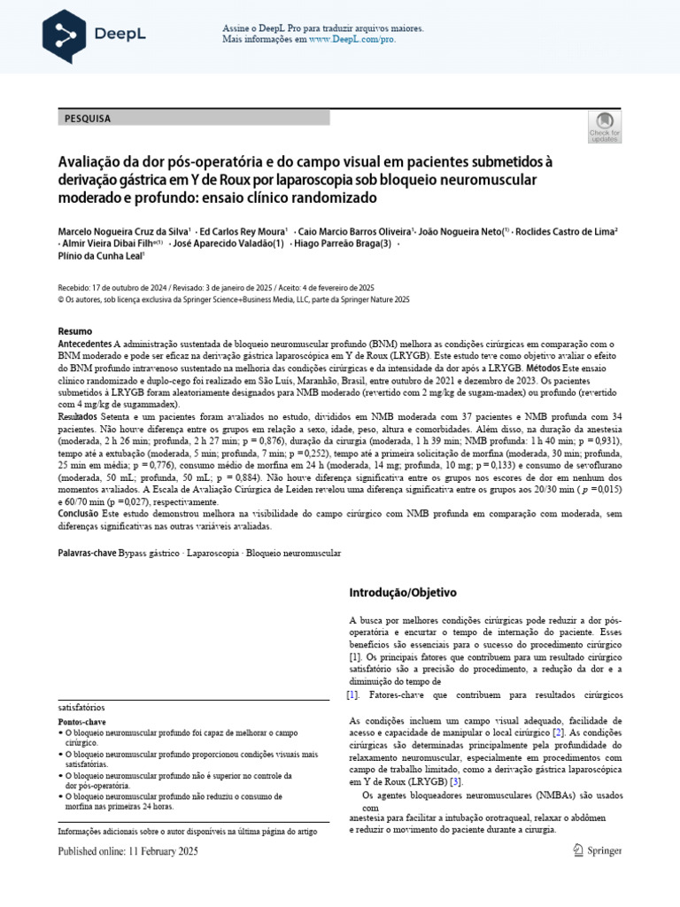 Evaluation of Postoperative Pain and Visual Field in Patients ...
