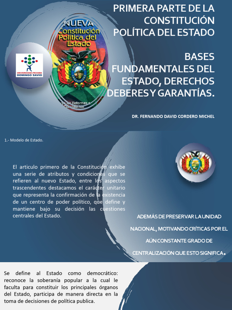 TEMA 1 DER CONST II | PDF | Estado (política) | Democracia