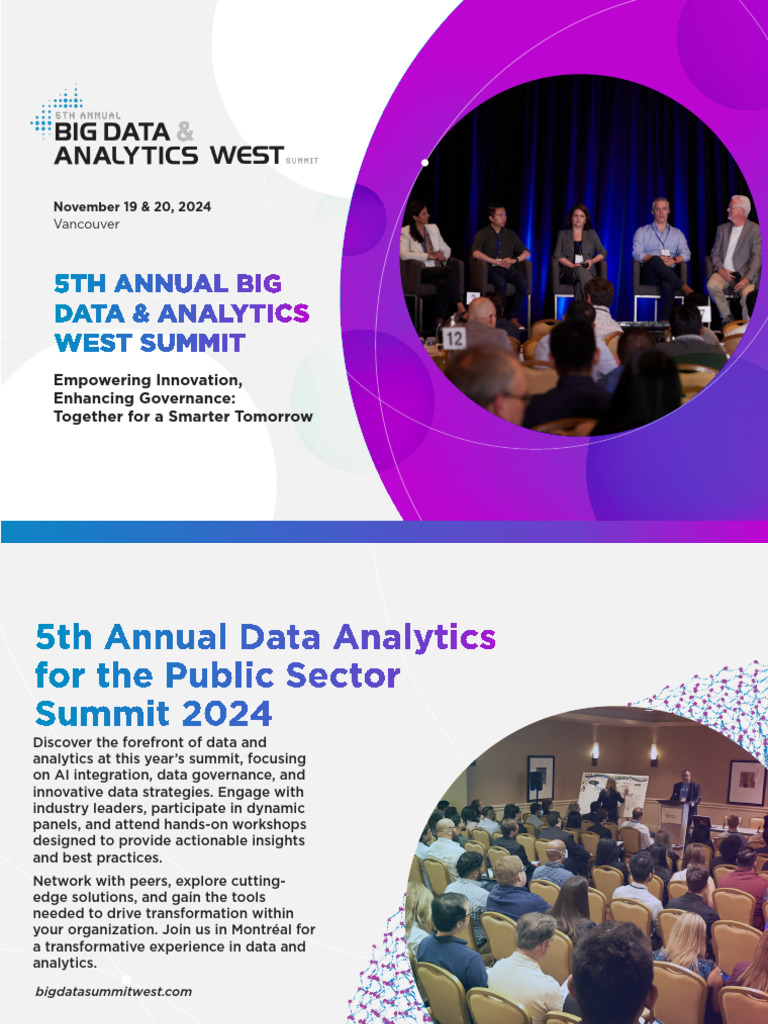 5th Big Data Analytics West Delegate Brochure | PDF | Artificial ...