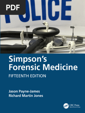 Simpson's Forensic Medicine 15th Edition | PDF | Supreme Courts