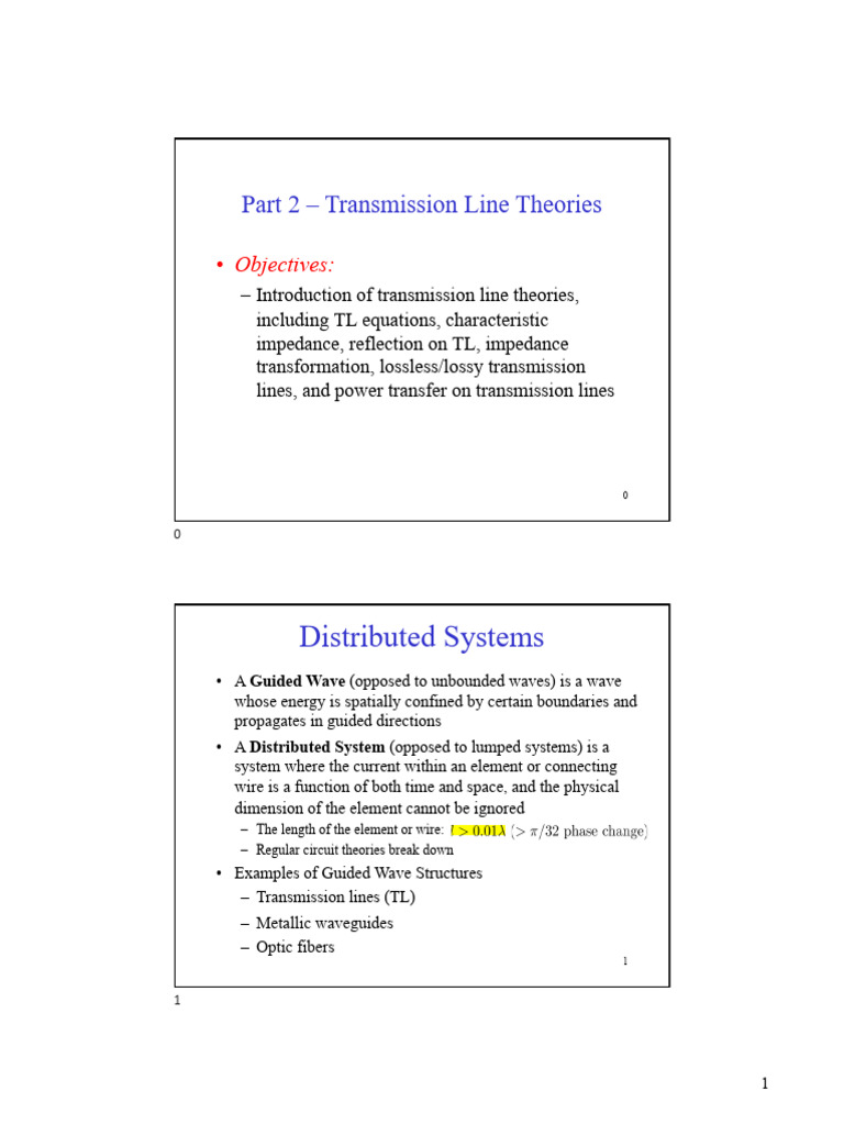 Part 02 | PDF | Transmission Line | Waves
