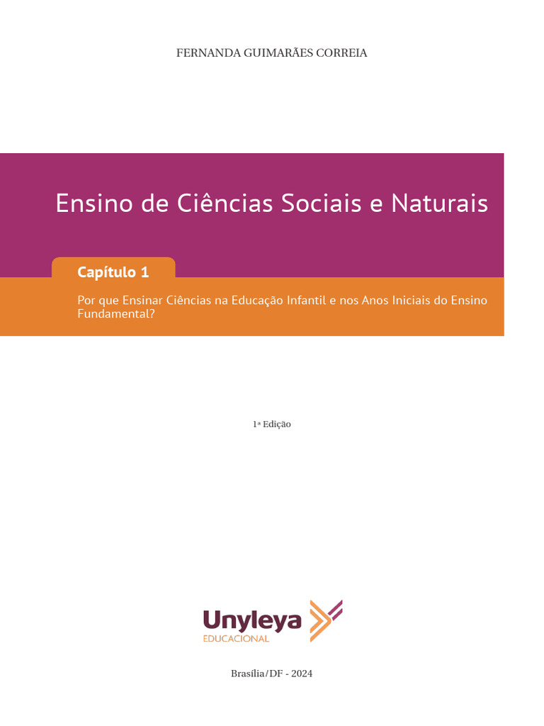 Ensino de Ciencias Sociais e Naturais Capitulo 1 | PDF | Science | Família