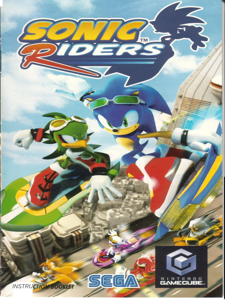 SonicRiders GC US Manual | PDF | Nintendo