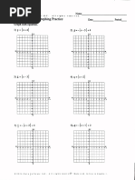Graphing Linear Functions Worksheet | PDF | Algebra | Mathematics