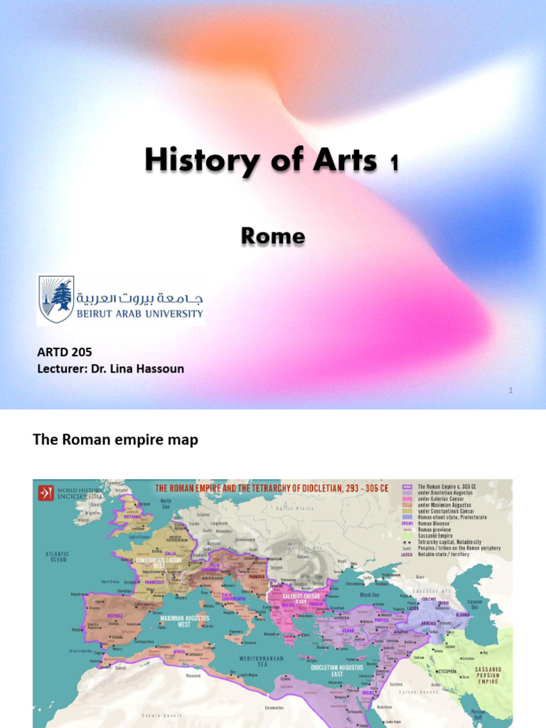 ARTD 205 - History of Arts 1 - Rome | PDF | Sculpture | Roman Empire