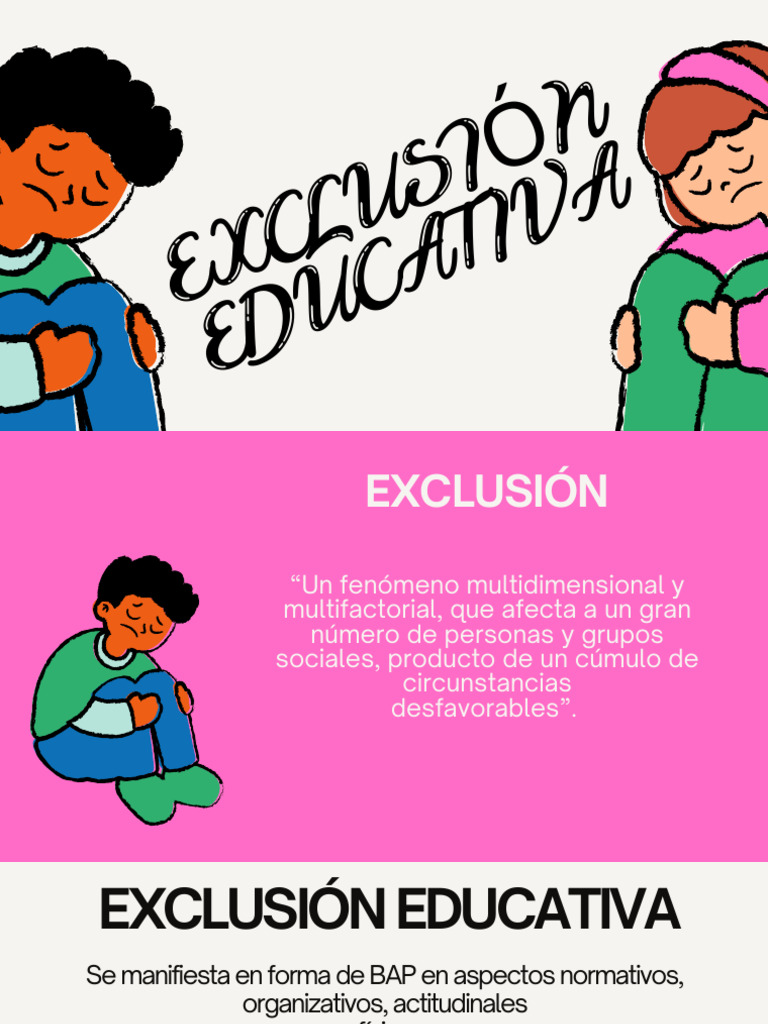 EXCLUSIÓN | PDF | Exclusión social
