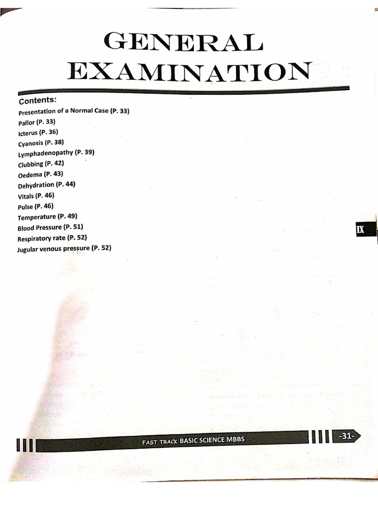 General Examination | PDF