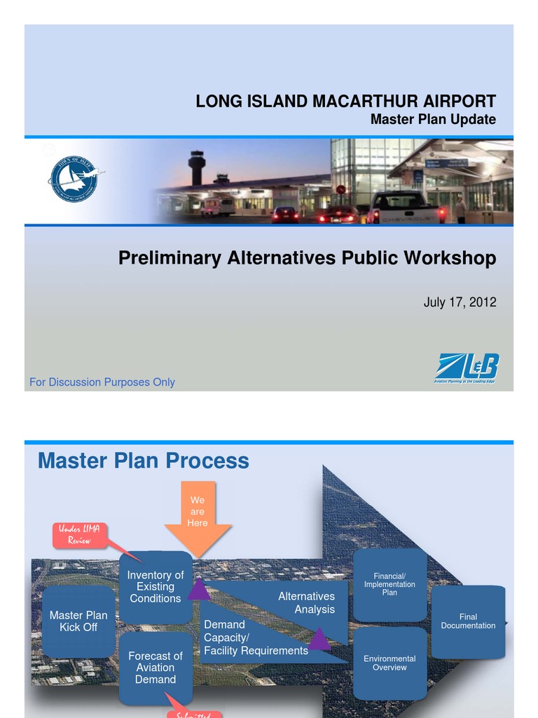 Long Island MacArthur Airport Master Plan Update Airport Runway