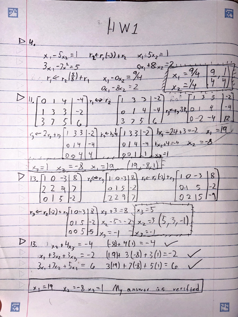 HW1 Elem Algebra | PDF