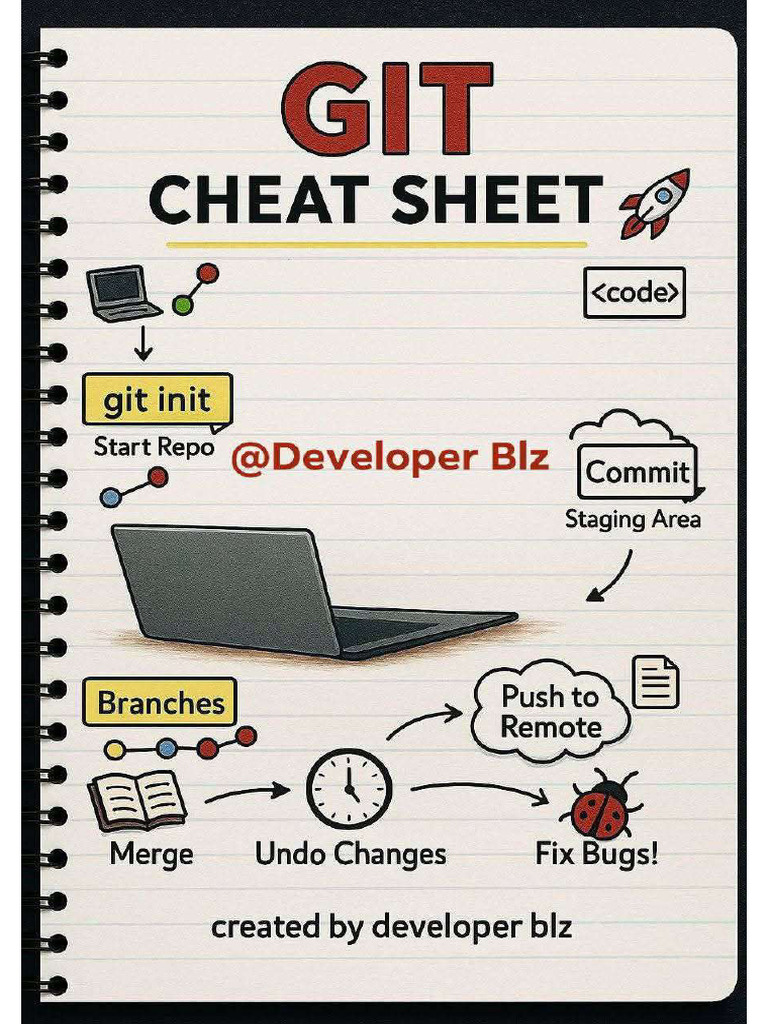 Git CheatSheet | PDF