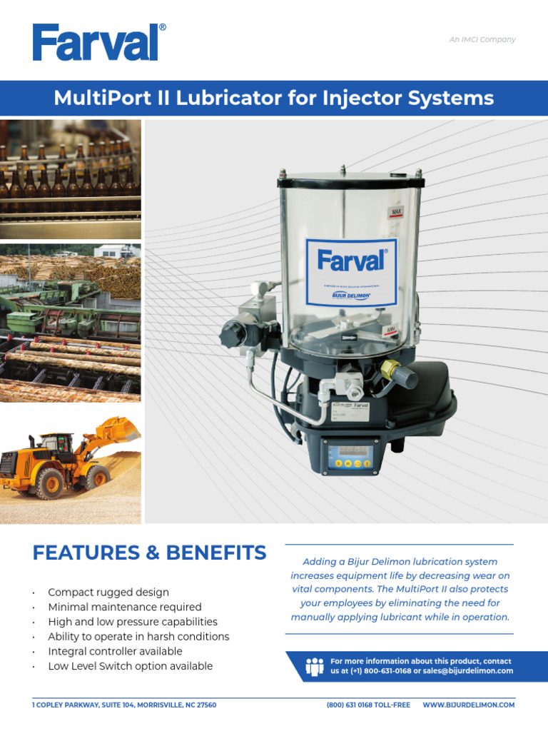 MultiPort-II-PDI FL Farval | PDF | Pump | Mechanical Engineering