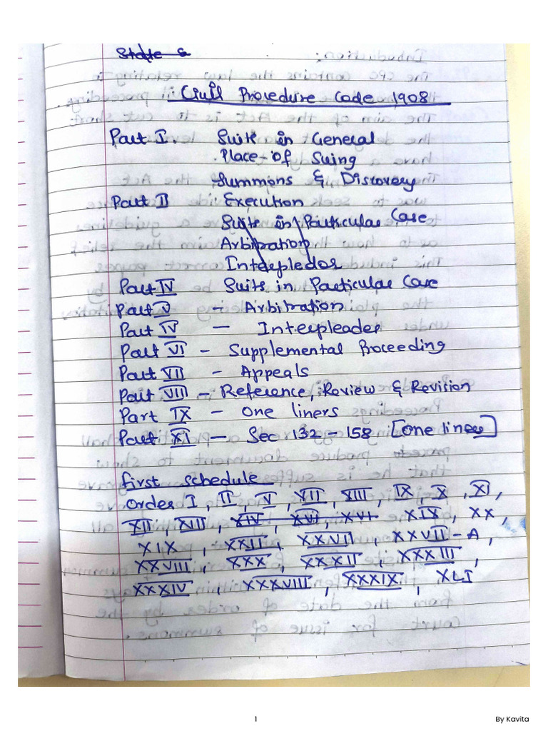 CPC Lectures Notes Till Now . | PDF