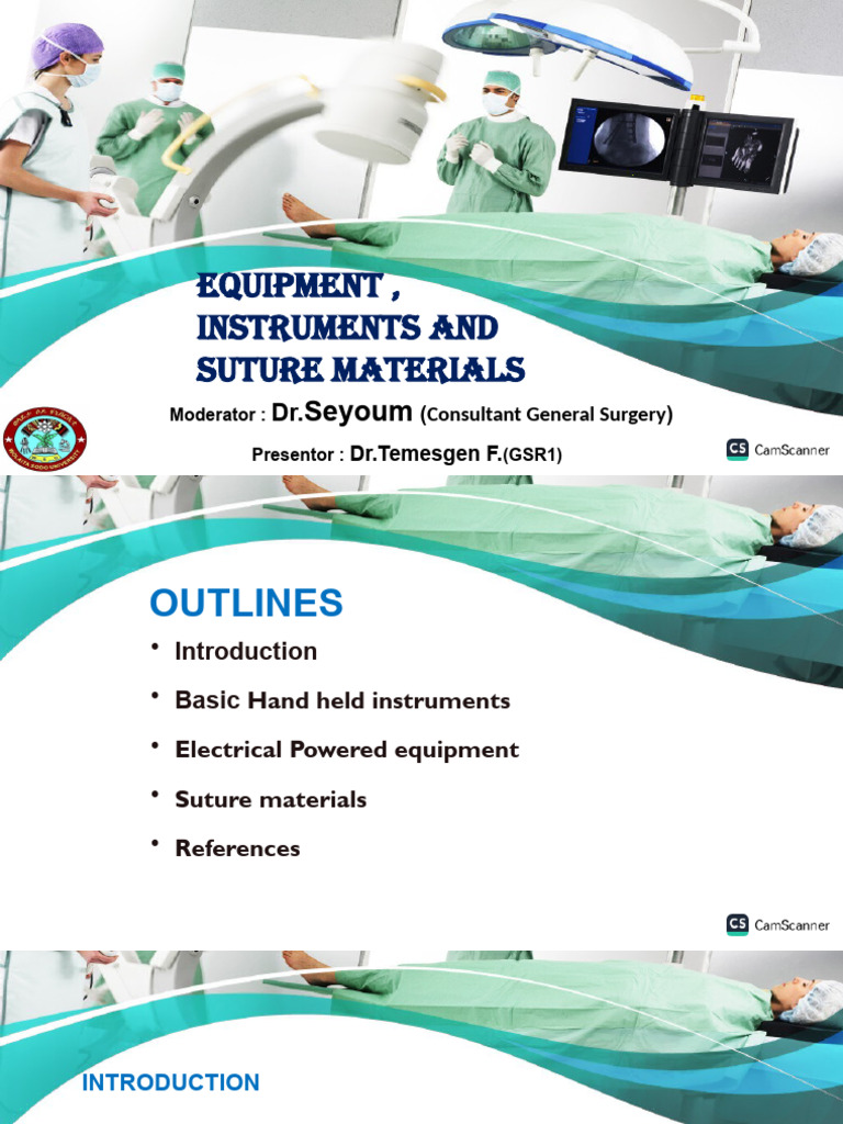 Surgical Equipment | PDF | Surgical Suture | Surgery