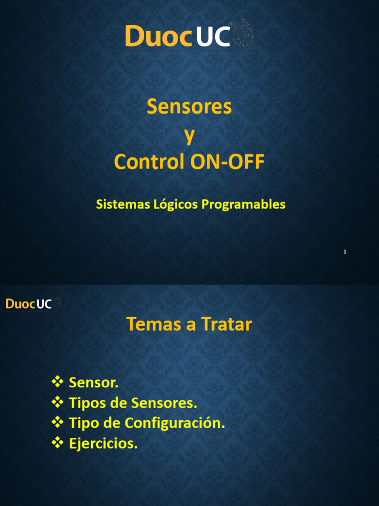 5 Sensores y Control On-Off | PDF | Sensor | Sonido