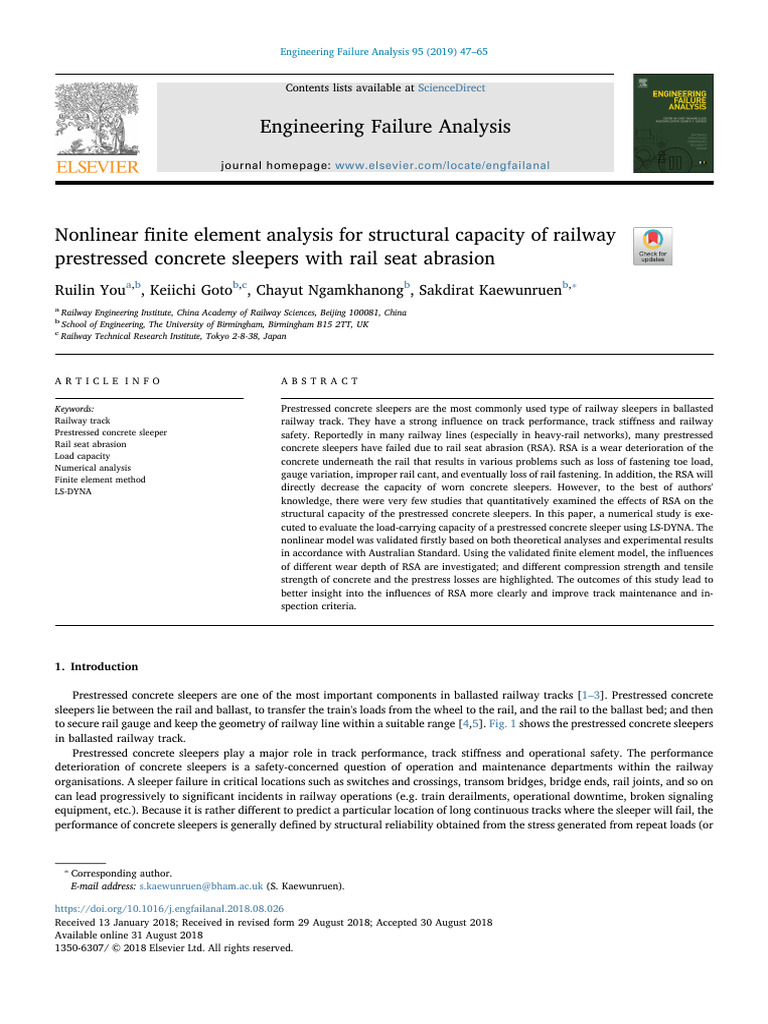 80-Nonlinear Finite Element Analysis For Structural Capacity of Railway ...