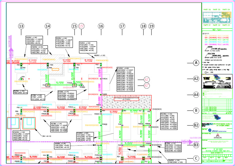 Structure Coordination - With Arch. & Zamil R.2-SCL-B01-001-P4 | PDF