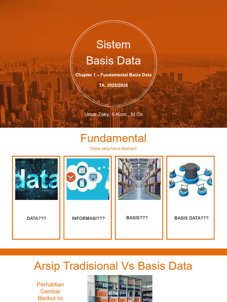 Chapter 1 - Fundamental Basis Data | PDF