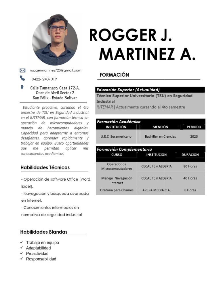 CV Rogger Martinez (1) | PDF