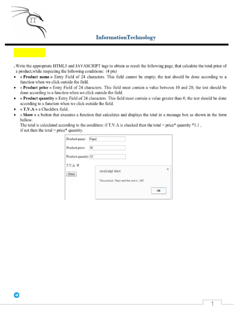 JavaScript Exercises | PDF