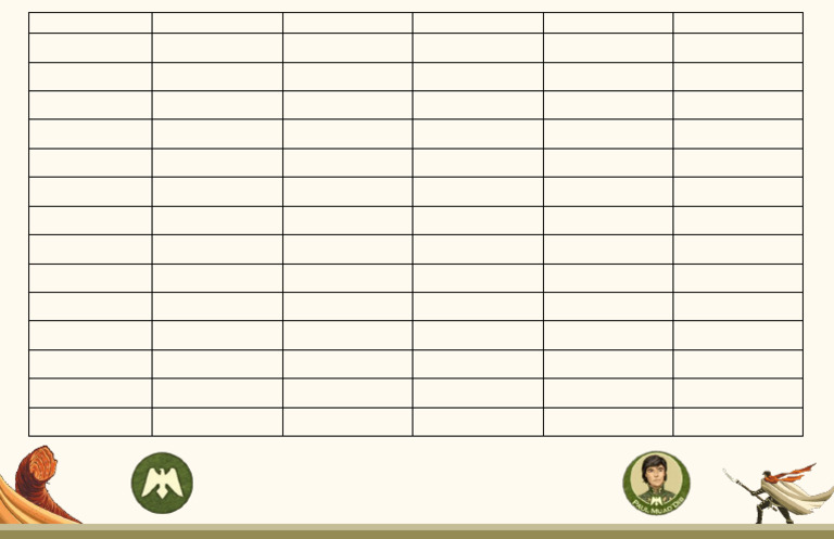 Dune Atreides Card Tracker v1 | PDF