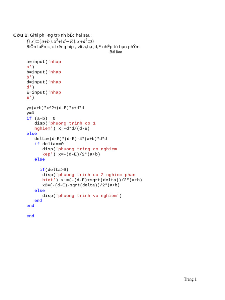 Matlab | PDF