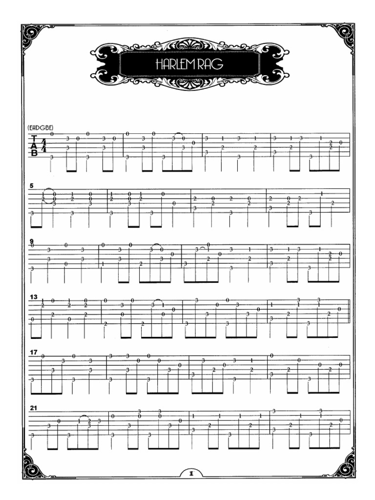 Harlem Rag | PDF