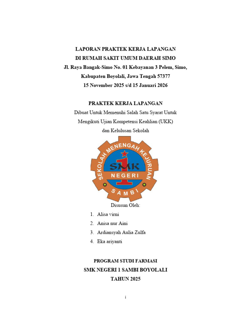 Laporan Rsud Simo. | PDF