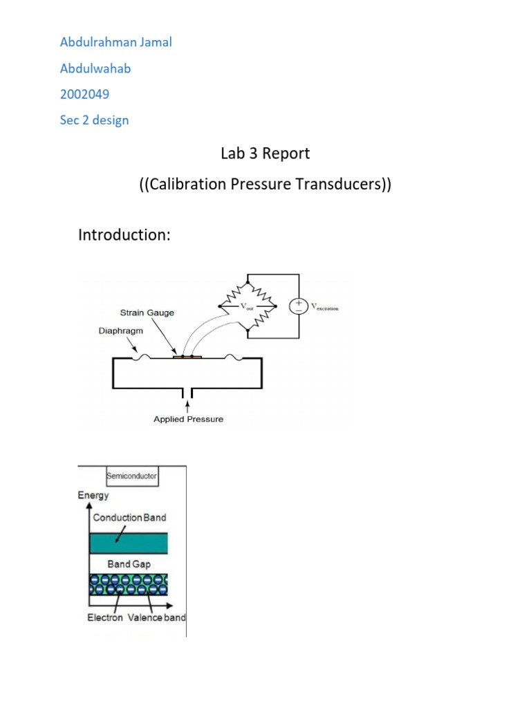 Lab 3 Report Measurements | PDF