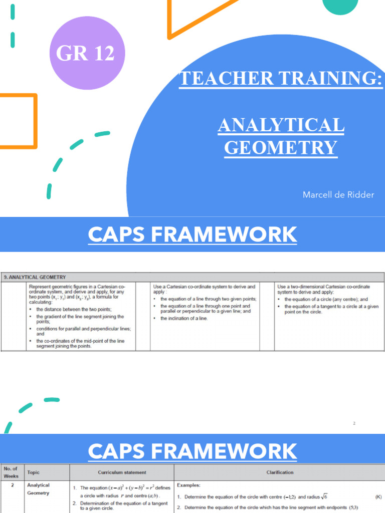 Grade 12 Teacher TrainingAG Updated | PDF | Circle | Mathematics