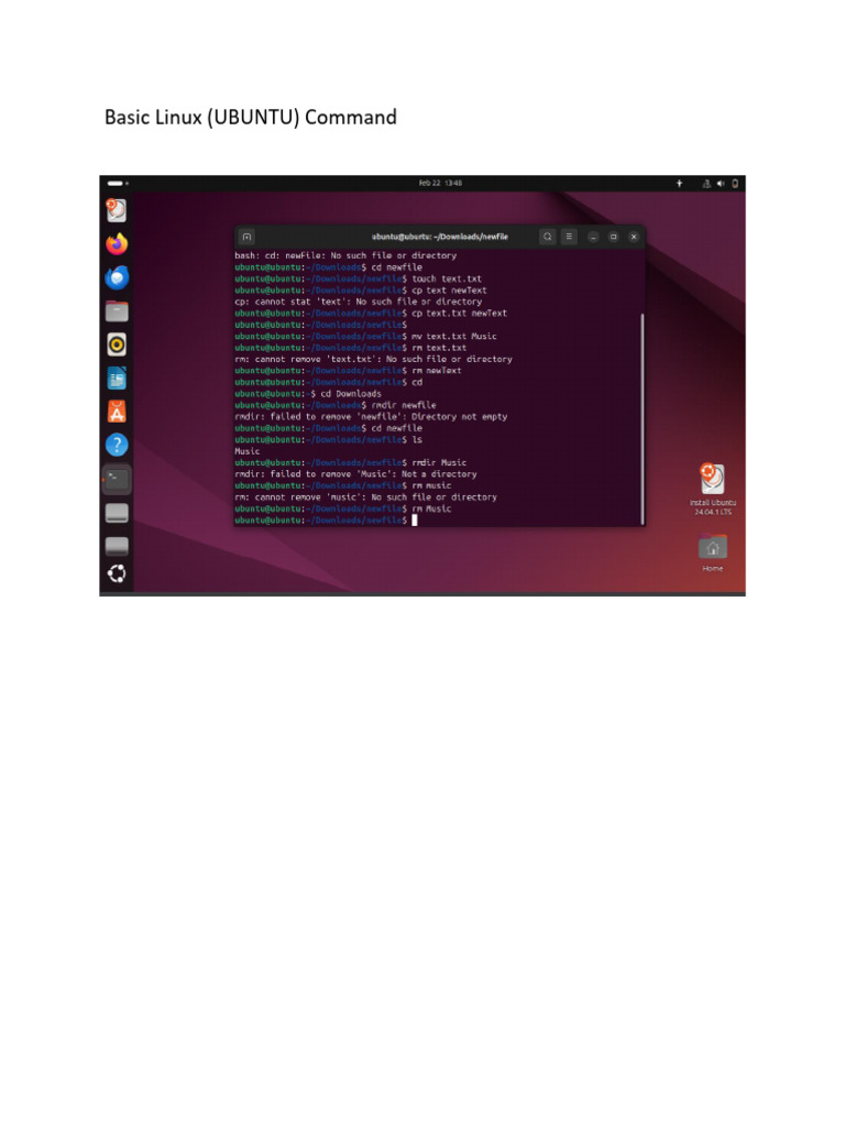 Basic Linux | PDF